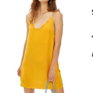 Topshop Scallop Mini Slipdress